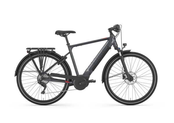 Gazelle Medeo T10 Ebike Side View Anthracite Gray