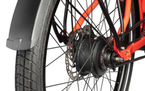 Zen Ebike Samurai Base Rear Wheel View