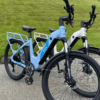 Zen Wave Electric Bike – Starlight White . Sky Blue