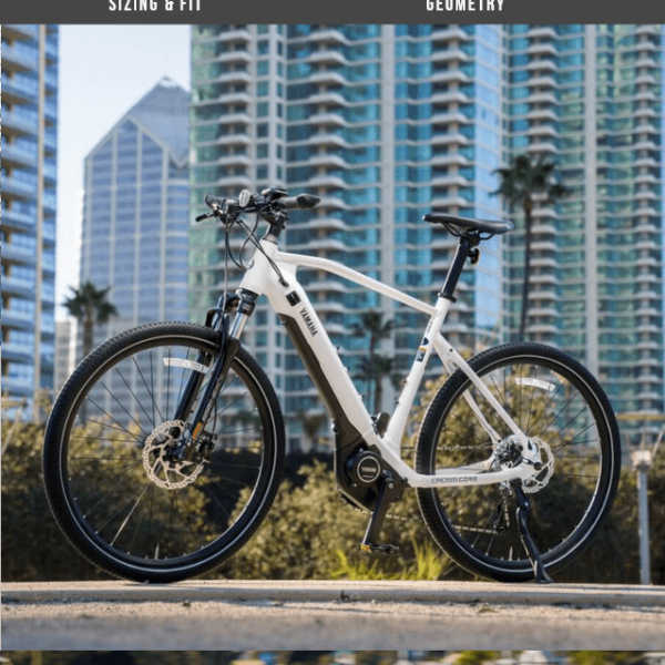 Electric Bike Hybrid Cross CoreRC Yamaha E Bikes image2