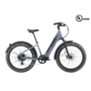 Nomad 1 Plus Electric Fat Tire Bike Velotric Indigo Gray