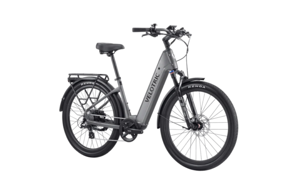 Velotric Discover 2 Premium Commuter Ebike - Adventure Bike right isometric Stone Grey