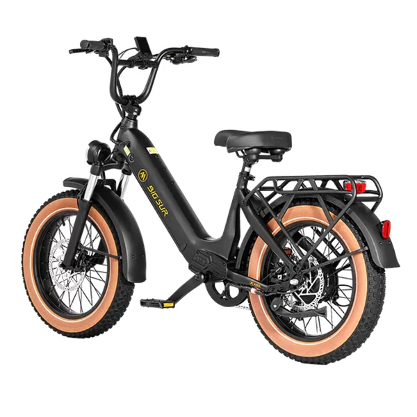 AIMA Big Sur Ebike Black Matte Left Isometric Side