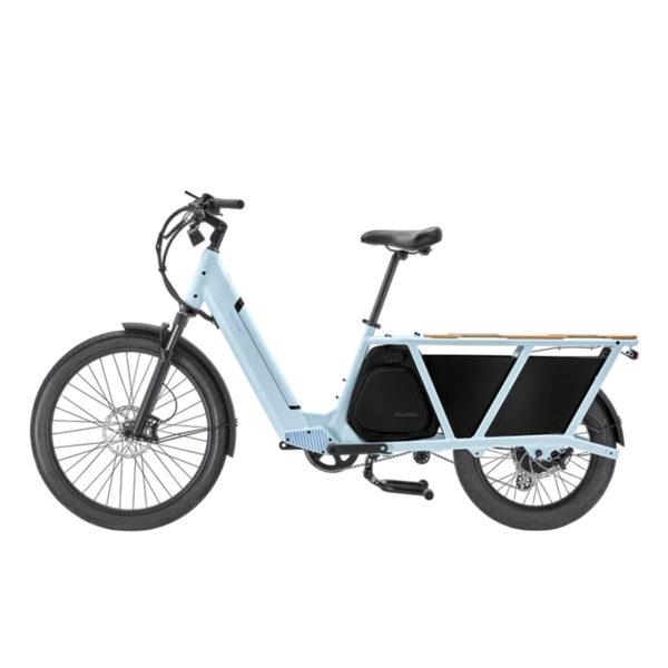 Velotric Packer 1 Heavy-Duty Cargo E-Bike - Sky Blue Left Image